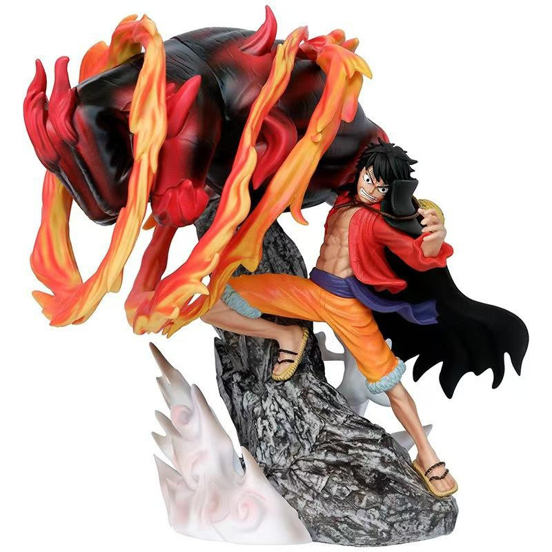 Yiran toy 1 One Piece Luffy Figur Statue Modell Tischdekoration - Bild 2