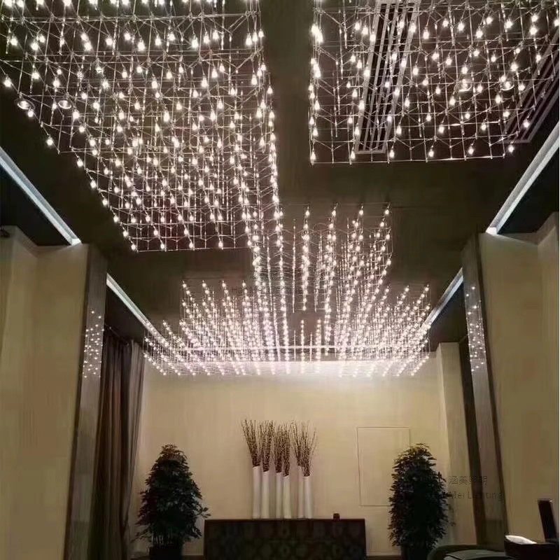 TAONUANSHU LED Pendelleuchte im minimalistischen Würfel-Design aus Metall, Warmweiß - Bild 3