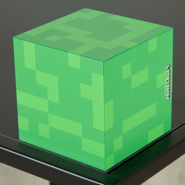 Roba Minecraft LED Creeper Dekolampe in Grün mit Akku und RGB-Funktion - Bild 1