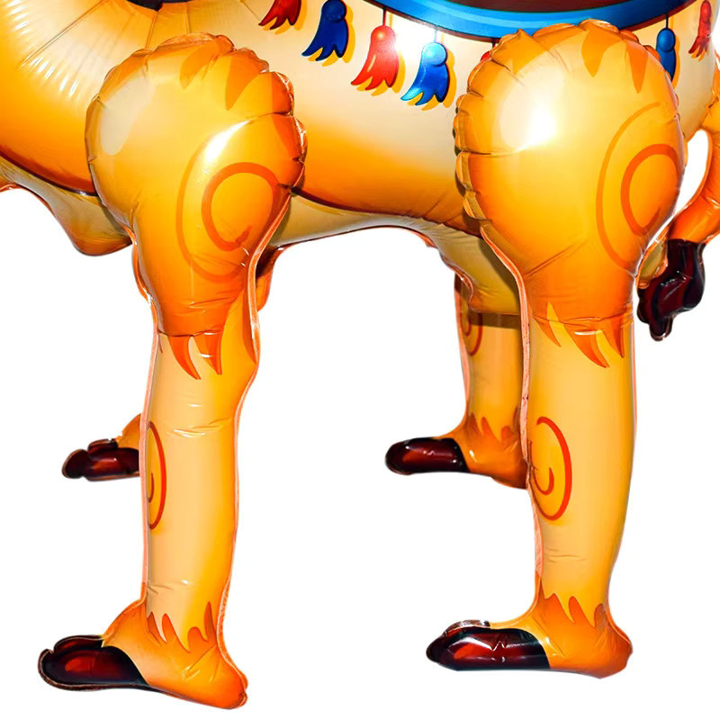 KUKUZHU DIY 4D Walking Alpaka Kamel Folienballons 2-teiliges Set - Bild 4
