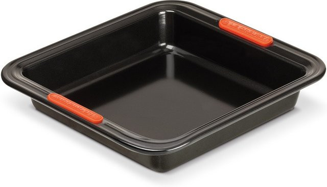 Le Creuset Backform Brownie Tin quadratisch, Schwarz, B/T/H: 23 x 23 x 23 cm - Bild 1