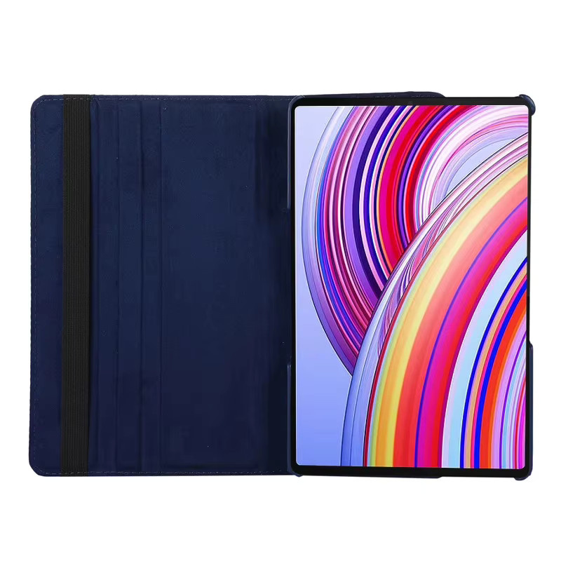 Xiaomi Schutzhülle für Redmi Pad Pro 12,1 (2024) und Poco Pad 12,1 Zoll mit 360 Grad rotierbarem Stand aus PU Leder in Weiß oder Blau - Bild 3