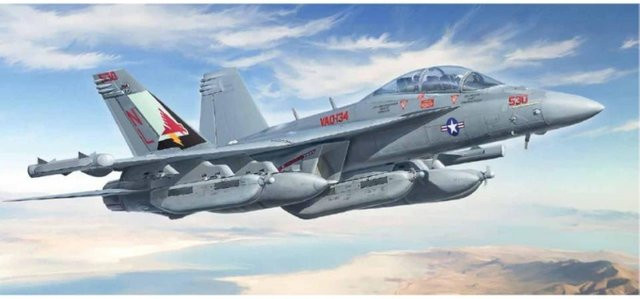 Italeri EA-18G Growler, Modell, 1:48, Grau - Bild 1