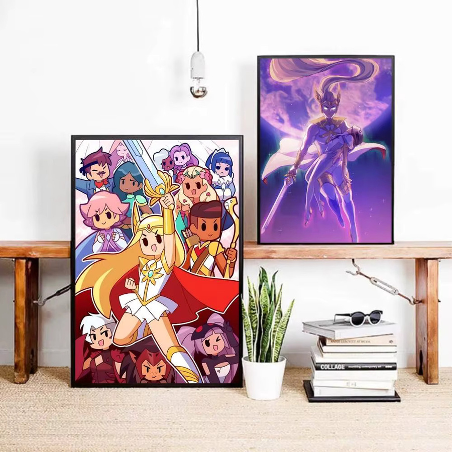Selbstklebender Anime-Papierdruck She-Ra und die Prinzessinnen der Macht in Mehrfarbig - Bild 4