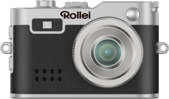 Rollei Mini Digitalkamera in Schwarz mit USB-C Anschluss - Bild 1