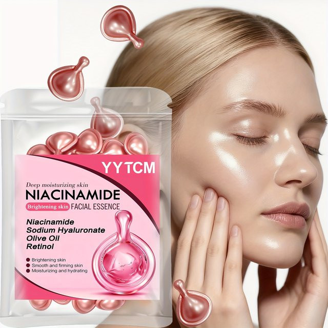 Niacinamid-Gesichtsessenz-Kapseln mit Retinol, Serum, Unisex, 30 x 0,5g - Bild 1