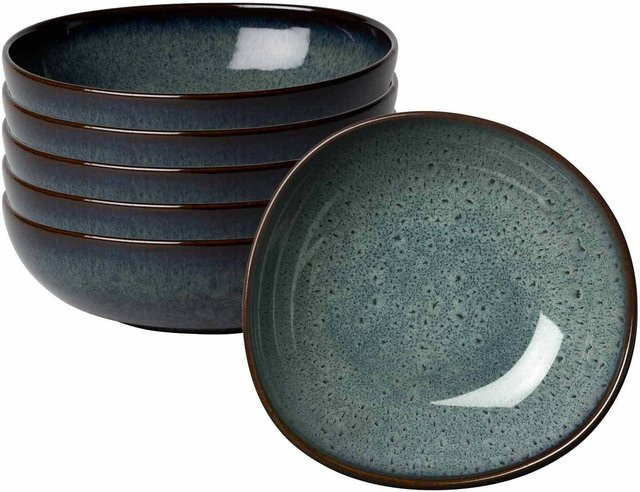 Villeroy & Boch like. Lave Schalen Set, Grau, 6er Set, Durchmesser: 17 cm - Bild 1