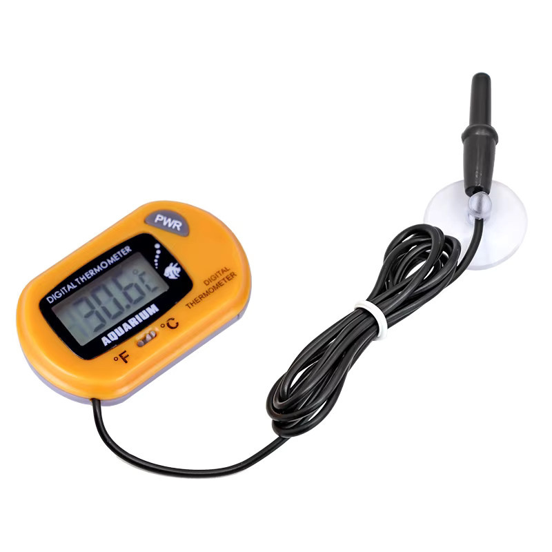 JIECARE Digitales Aquarium-Thermometer mit LCD-Anzeige in Weiß - Bild 4