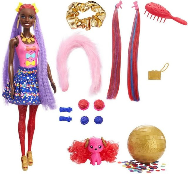 Mattel Barbie Color Reveal Hair Feature Bows - Bild 1