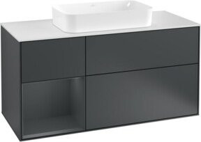 V&B Waschtischunterschrank Finion mit Wandbeleuchtung, Breite: 120 cm, Tiefe: 50,1 cm, Höhe: 50,1 cm - Bild 1