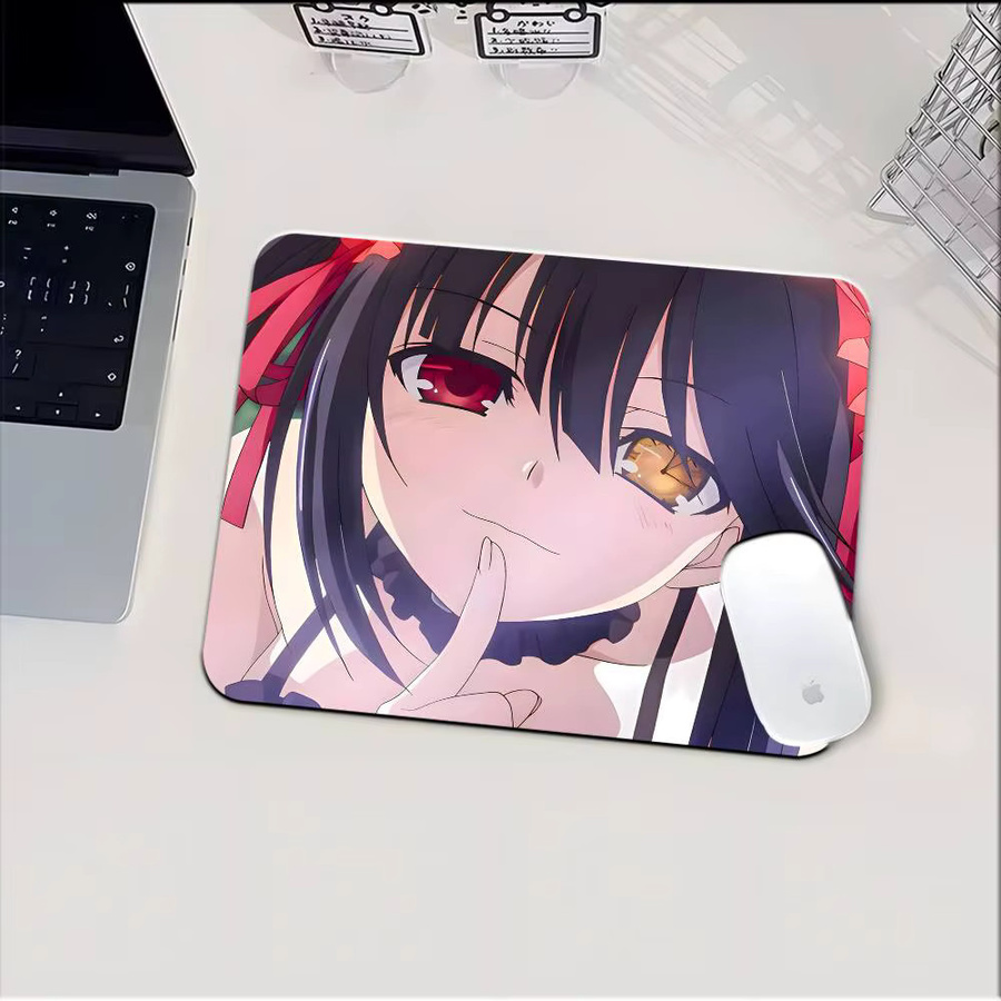 Moetch Mauspad Kurumi Tokisaki Anime Cartoon Design, rutschfestes Schreibtischpad in Multicolour - Bild 4