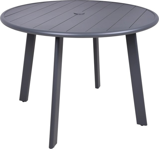 Garden Pleasure Gartentisch Costa Rund Anthrazit Aluminium Durchmesser: 101,5 cm - Bild 1