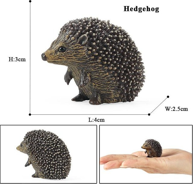 Oenux Wilde Dschungelwaldtiere Igel, Actionfiguren, ab 3 Jahre - Bild 1