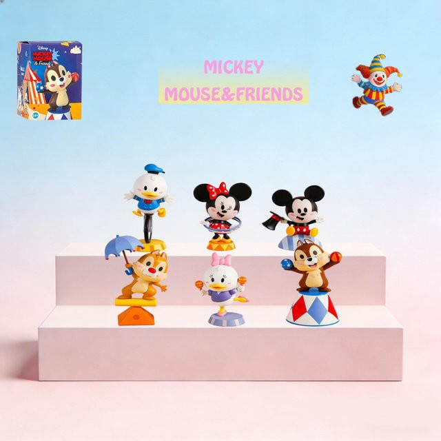 Bandai Disney Mickey Friends Zirkus, Blind Box, Einzelfigur, ab 14 Jahren - Bild 1