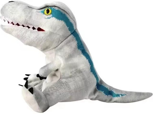 Yiran toy Dinosaurier Handpuppen, Triceratop Tyrannosaurus Rex, Plüschtiere, 30cm, ab 14 Jahren - Bild 1