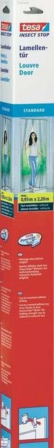 tesa Fliegengitter Standard Lamellentür Anthrazit B: 95 cm, H: 220 cm - Bild 1