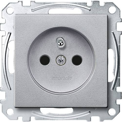 Merten Steckdose System M Aluminium in Silber - Bild 1
