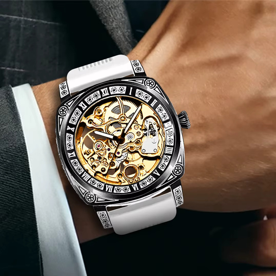 CAROTIF Armbanduhr, mechanische Tourbillon, Herren - Bild 3
