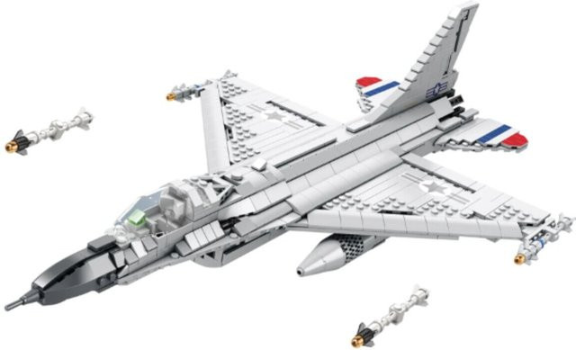 Reobrix Kampfjet Klemmbaustein 1427 Teile ab 14 Jahren - Bild 1
