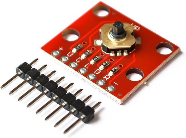 5-Kanal-5-Wege-Tastschalter Breakout Dev Module Converter Board für Arduino in Rot - Bild 1