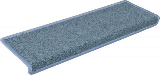 vidaXL Stufenmatten 15er Set Blau, selbstklebend und rutschfest, B/T/H: 65 x 21 x 4 cm - Bild 1