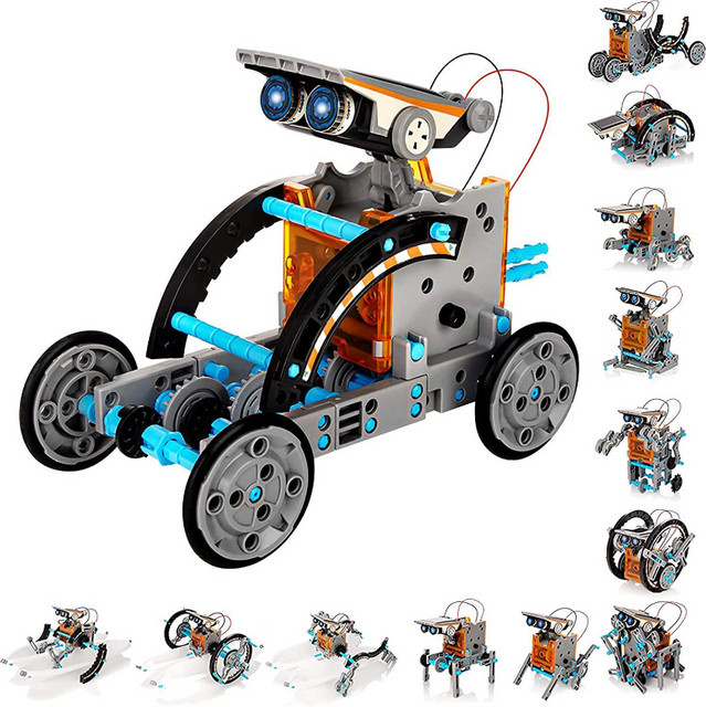 MYGVN 13-in-1 Solarroboter-Set, STEM, DIY-Montagespielzeug - Bild 1