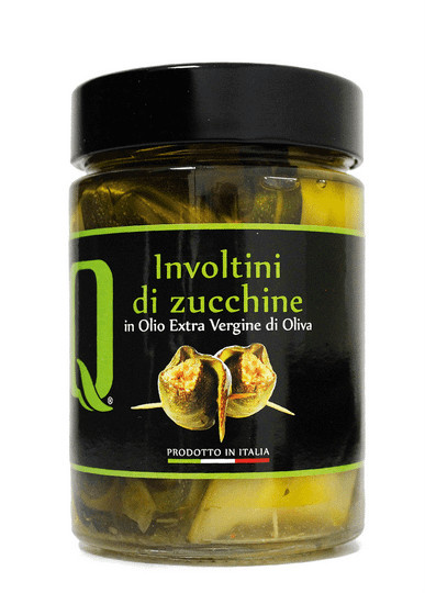 Quattrociocchi Zucchini-Röllchen in Olivenöl 320 g - Bild 1