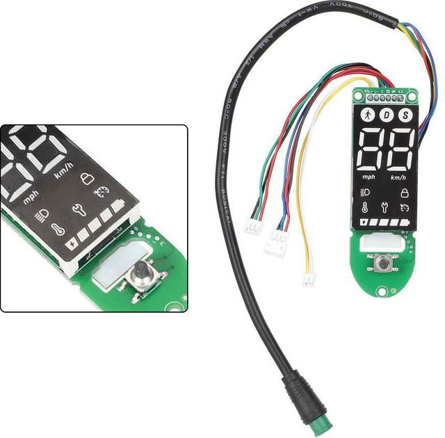 Ersatz Platine für Xiaomi Mi-4 Elektroroller Dashboard Display Bildschirm Montage Upgrade Kit, Multicolor - Bild 1
