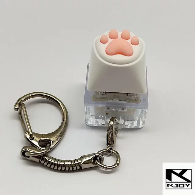 kkjoy Schlüsselanhänger Katzenpfotenförmig, Unisex - Bild 1