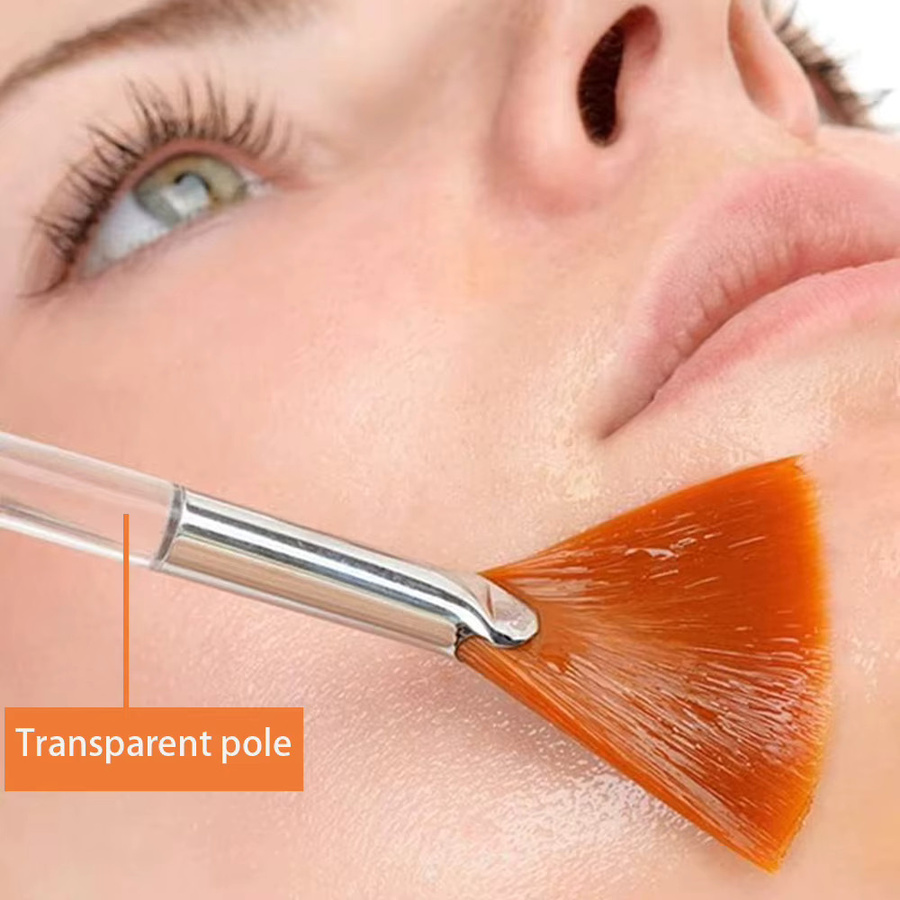 3/9-teiliges Ventilator-Gesichtsmasken-Pinsel-Set, vegane Borsten - Bild 3