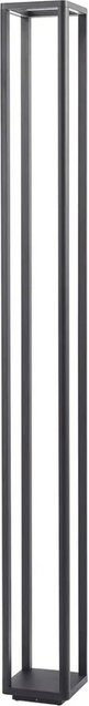 Lucande LED Mastleuchte Thorvid Außen Modern Schwarz aus Aluminium und Kunststoff, IP65 - Bild 1