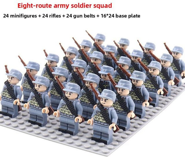 Yiran toy Soldaten Zweiter Weltkrieg Puppe, Bausteine, ab 14 Jahren - Bild 1