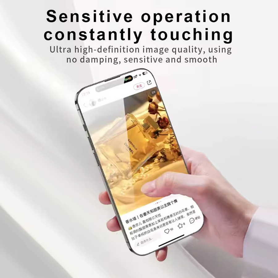 Ahowie Gehärteter Glas-Displayschutz Transparent für iPhone 17E 16E 17 Air 16 15 Pro Max 14 Plus 13 Mini 12 11 X XS XR - Bild 6