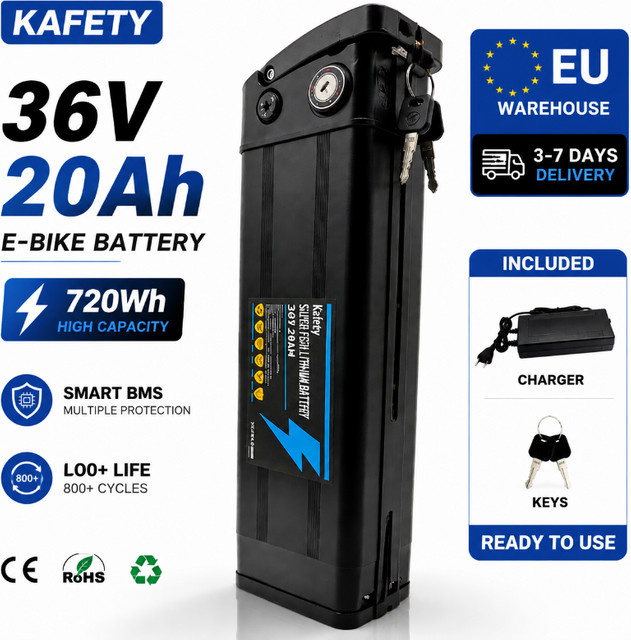 Makita E-Bike Lithium-Akku mit 18650 Zellen in Schwarz, 20Ah, IP65 wasserdicht und abnehmbar - Bild 1