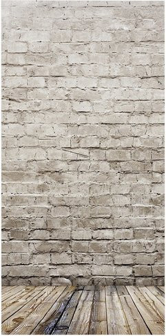 mySPOTTI Badrückwand Mauerwerk in Beige mit Steinoptik, B: 100 cm, H: 210 cm - Bild 1