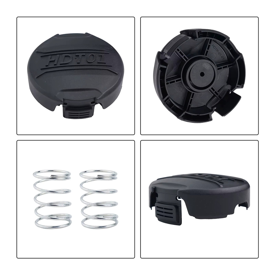 Vibratite Ersatz-Spulenkappe für DCST970 Fadentrimmer in Schwarz - Bild 5