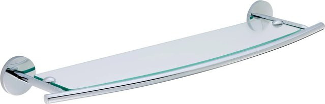 CMI Badablage S300 aus Glas mit Chromeinfassung in Transparent - Bild 1