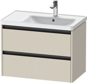 Duravit Waschtischunterschrank Ketho.2 in Tau matt, B/T/H: 78,4 x 45,5 x 54,9 cm - Bild 1