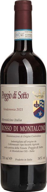 Poggio di Sotto Rotwein Sangiovese 2020 Toscana DOC trocken 0,75 l - Bild 1