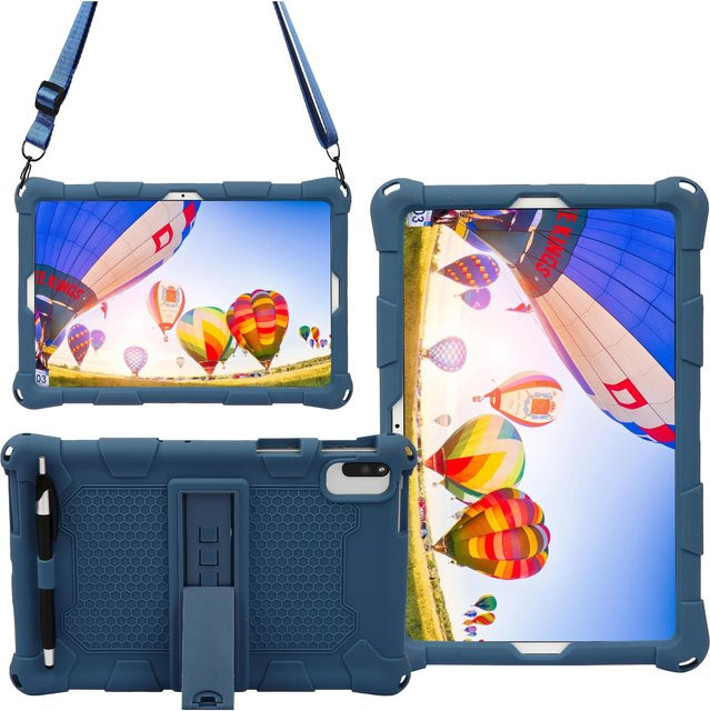 Schutzhülle für Lenovo Tab M8 FHD Tablet, weiche Schale mit Ständerfunktion, Farbe: Blau, kompatibel mit TB-8705F, TB-8705N, TB-8505F/X und M8 3. Generation TB-8506F - Bild 1