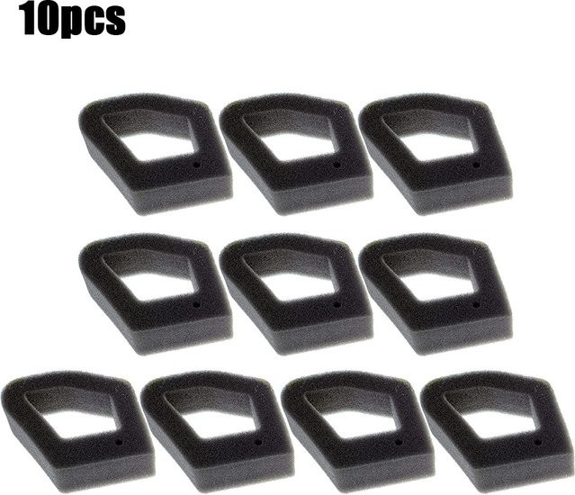 10er Set Honda Luftfilter 17211-Z0Z-000 in Schwarz für GX35 und 140 Freischneider sowie Rasenmäher Motoren Ersatzteil - Bild 1