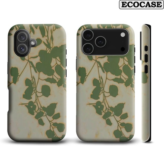 Ethereal Vine Silhouette Handyhülle für iPhone 17 16 15 14 13 12 11 Pro Max Plus mit doppelschichtiger Rückseite - Bild 1