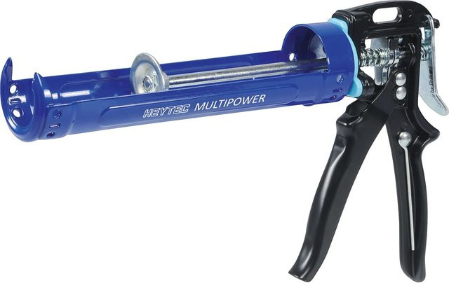 Heytec Profi Kartuschenpistole Multipower in Blau aus Aluminium - Bild 1