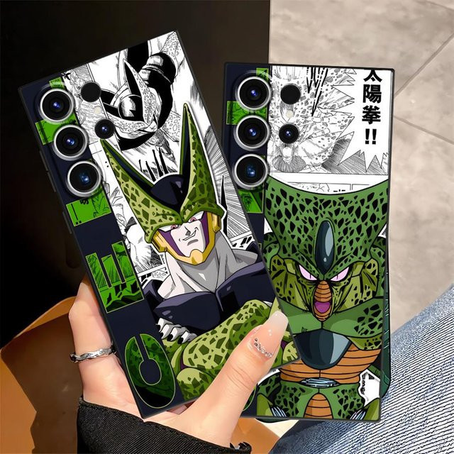 Handyhülle mit Dragon Ball Comics Design für Samsung Galaxy S21+ S24+ S25 Ultra S25+ S24 S23 FE S22 Plus S20 FE in Multicolor mit weicher Rückseite - Bild 1