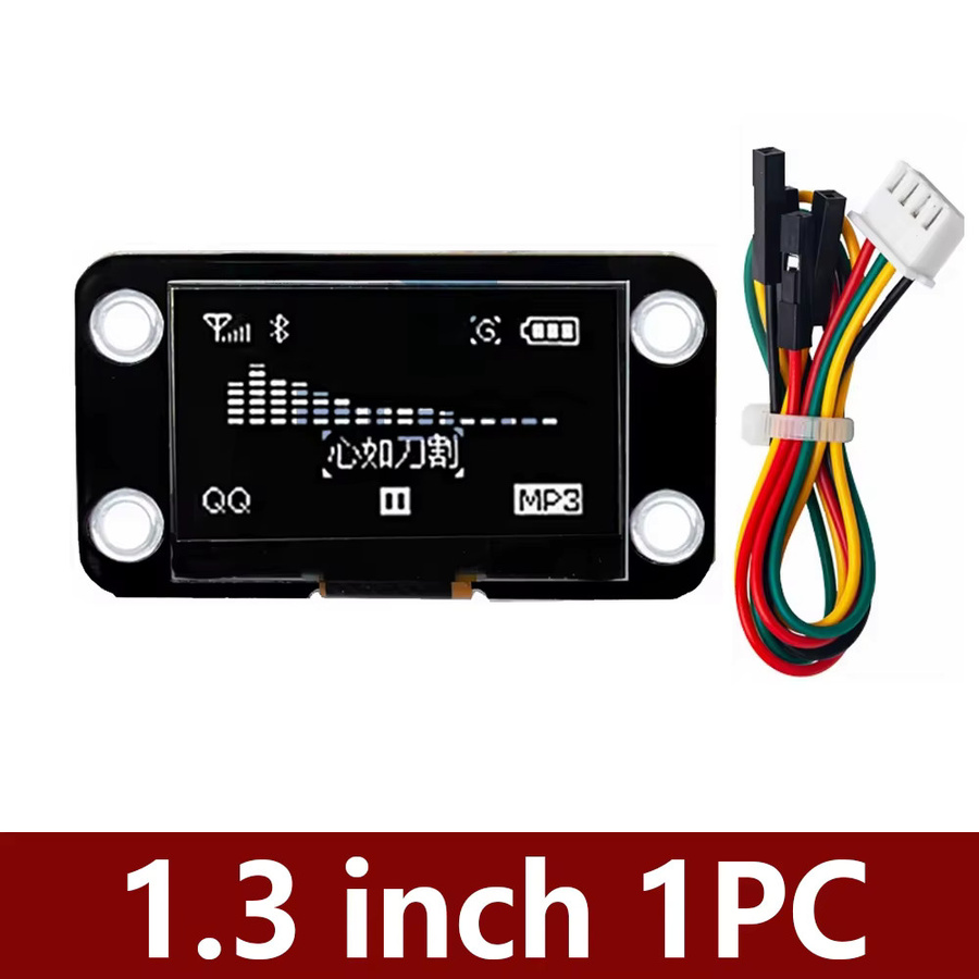 EGBO OLED-Display Modul SSD1306 SH1106 IIC LCD-Bildschirm in Weiß für Arduino - Bild 5