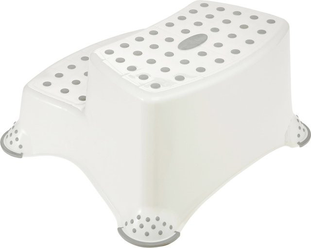 Keeeper Schemel Igor aus Kunststoff in Weiss, B/T/H: 37,0 x 21,0 x 40,5 cm - Bild 1