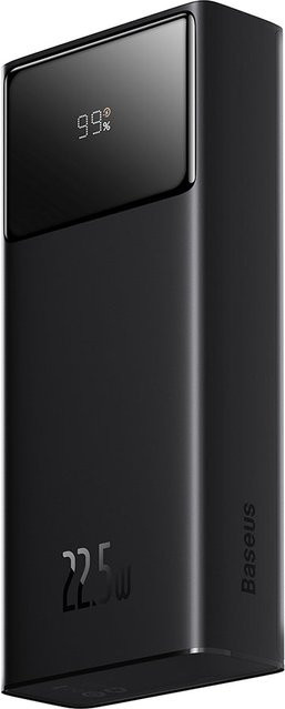 Baseus Star Lord Externer Akku 20000mAh 22,5W mit QC + PD, Schwarz, 1 x USB-C und 2 x USB-A - Bild 1