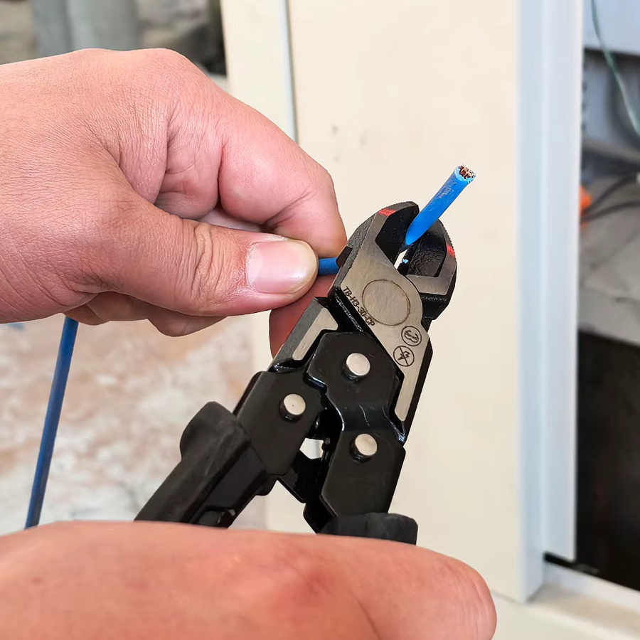 TOUGHBUILT 7,5 Zoll Seitenschneider aus Chrom-Vanadium-Stahl mit zusammengesetzter Aktion und verstellbaren Backen - Bild 4