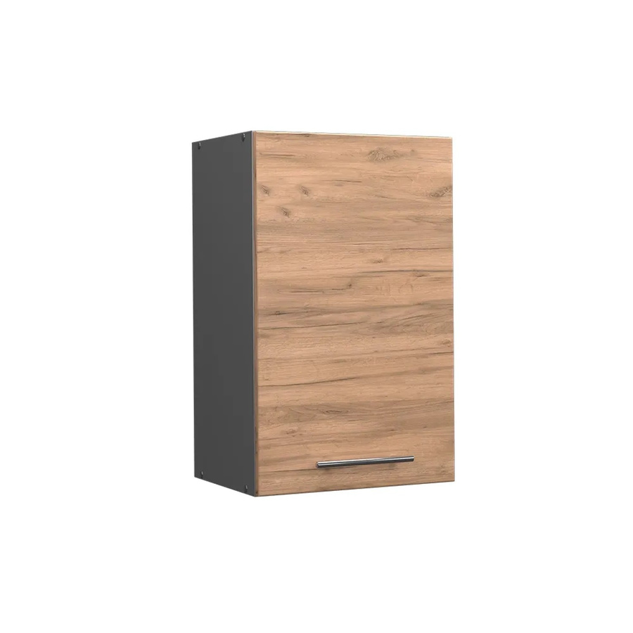 Vicco Hängeschrank Fame-Line Küchenschrank in Anthrazit und Eiche mit Softclose-Scharnieren und Einlegeboden, Breite: 45 cm - Bild 3
