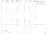 Quo Vadis Kalender Einlage Minister 2027 Weekly in Schwarz und Weiß - Bild 1